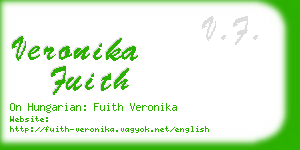 veronika fuith business card